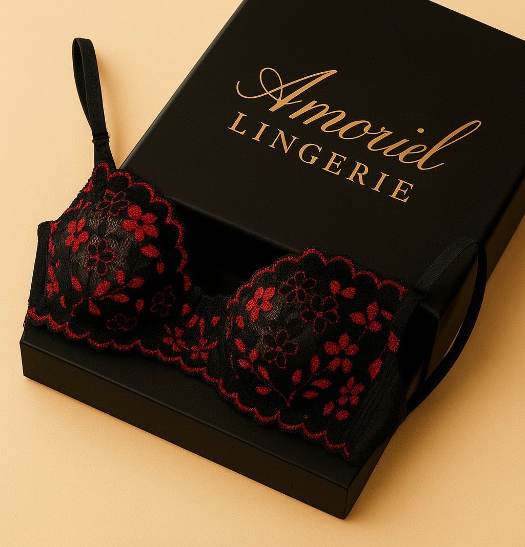 Siyah Kırmızı Froostbloom Seti